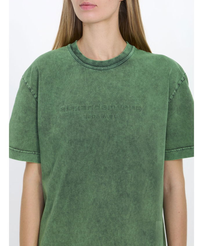 ALEXANDER WANG - Embossed logo t-shirt