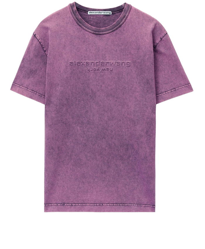 ALEXANDER WANG - Embossed logo t-shirt