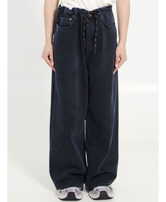 BALENCIAGA - Baggy jeans with drawstring