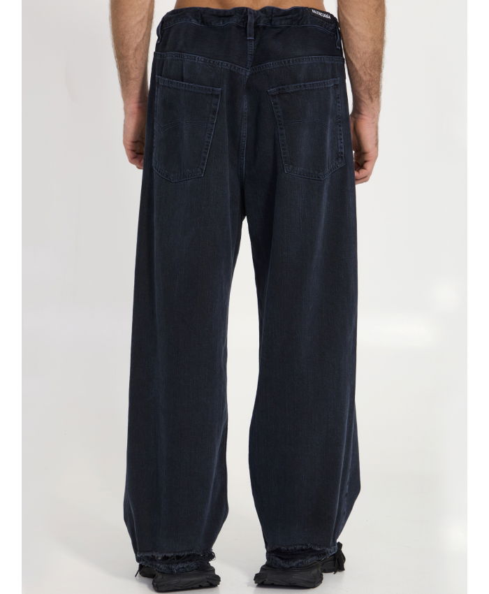 BALENCIAGA - Baggy jeans with drawstring