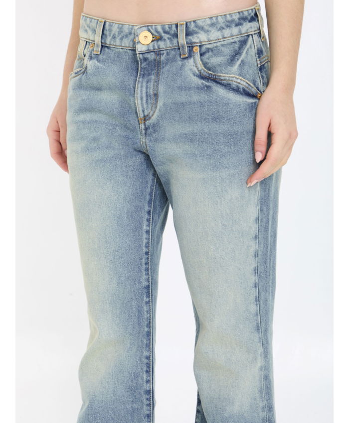 BALMAIN - Western bootcut jeans