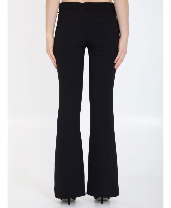 BALMAIN - Bootcut pants in crepe