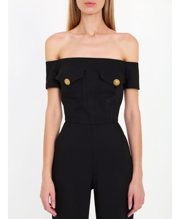 BALMAIN - Crepe jumpsuit