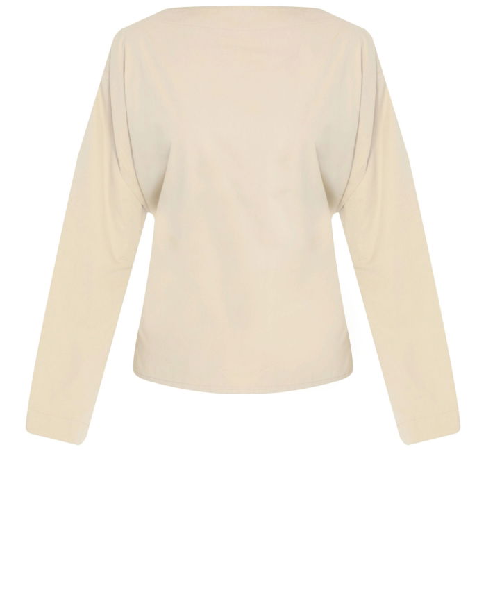 BOTTEGA VENETA - Cotton and silk top