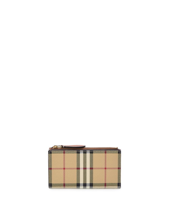 BURBERRY - Check Medium Bi-fold wallet