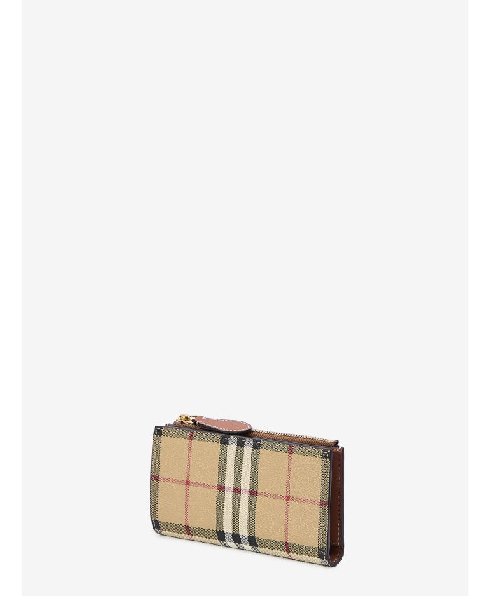 BURBERRY - Check Medium Bi-fold wallet