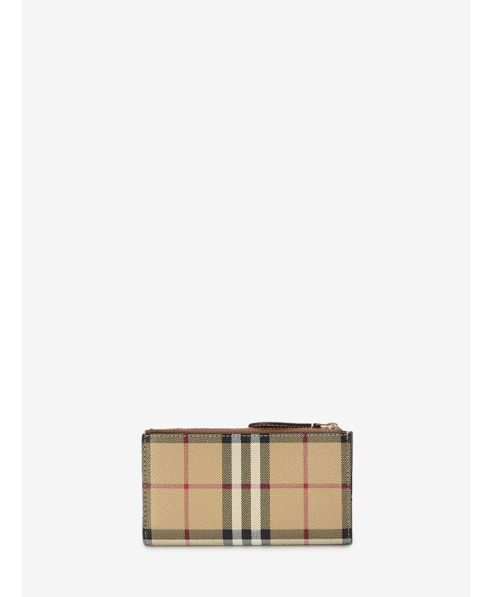 BURBERRY - Check Medium Bi-fold wallet