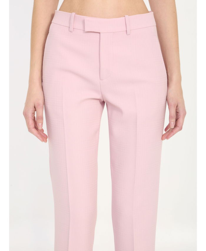 BURBERRY - Wool tailored trousers