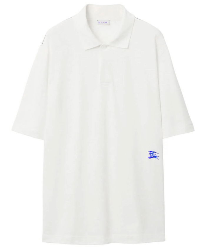 BURBERRY - Cotton polo shirt