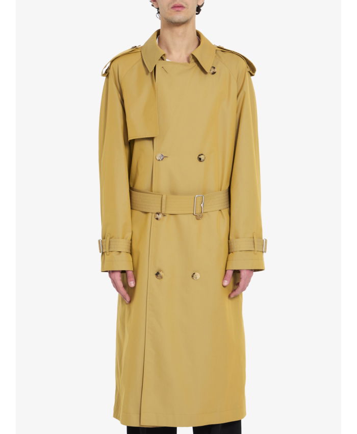 BURBERRY - Gabardine long trench coat