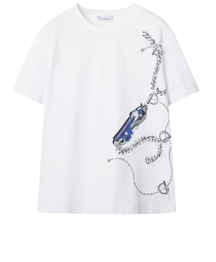 BURBERRY - Knight motif t-shirt