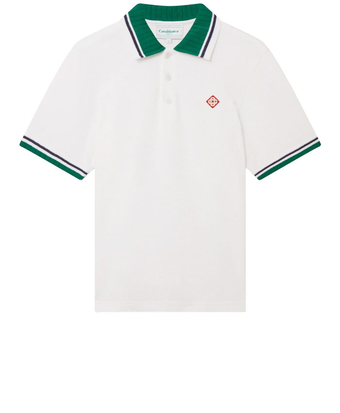 CASABLANCA Pique polo shirt Leam Roma Luxury Shopping Online