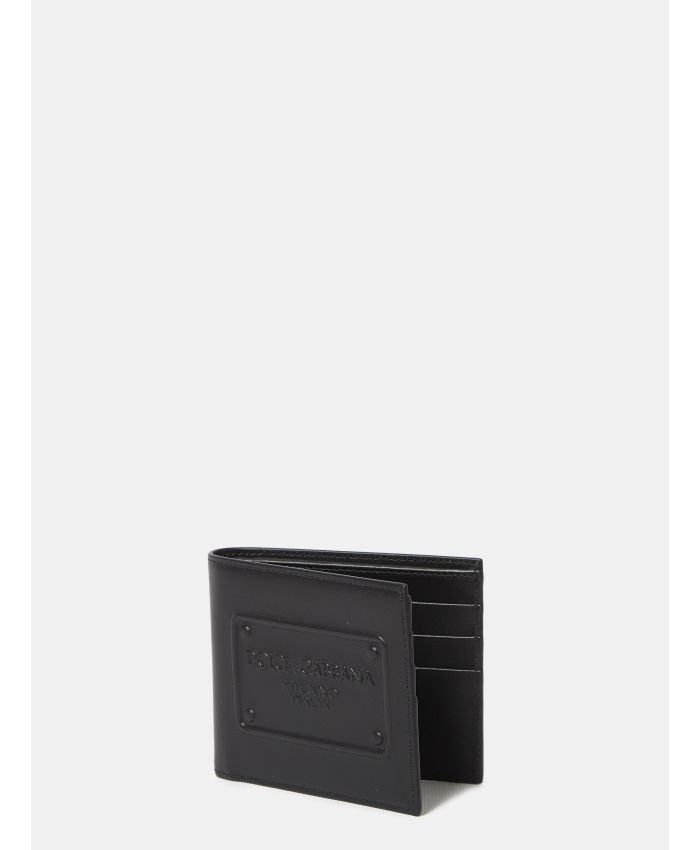 DOLCE&GABBANA - Bi-fold wallet in leather