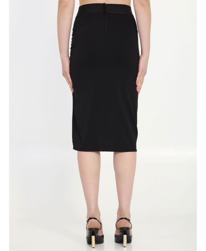 DOLCE&GABBANA - Asymmetrical skirt in jersey