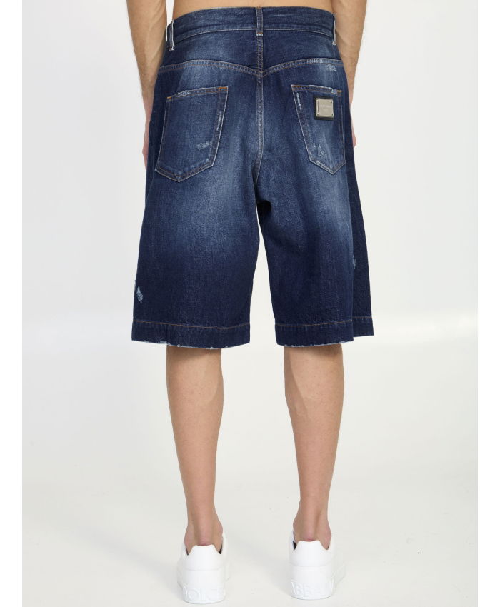 DOLCE&GABBANA - Denim bermuda shorts