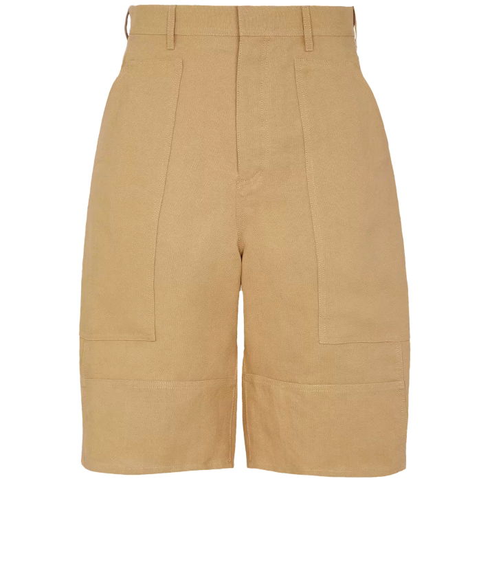 FENDI - Canvas bermuda shorts