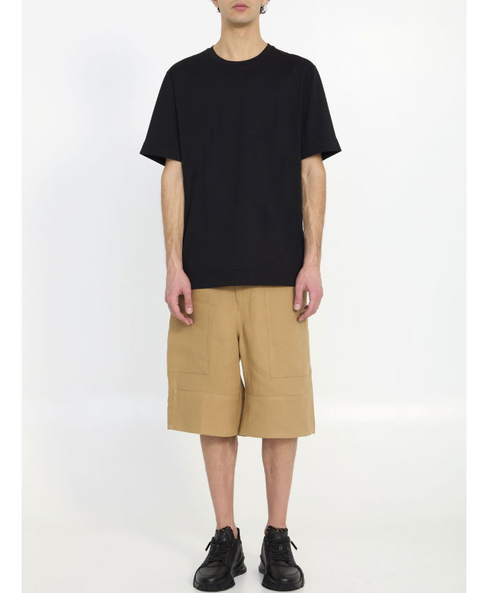 FENDI - Canvas bermuda shorts