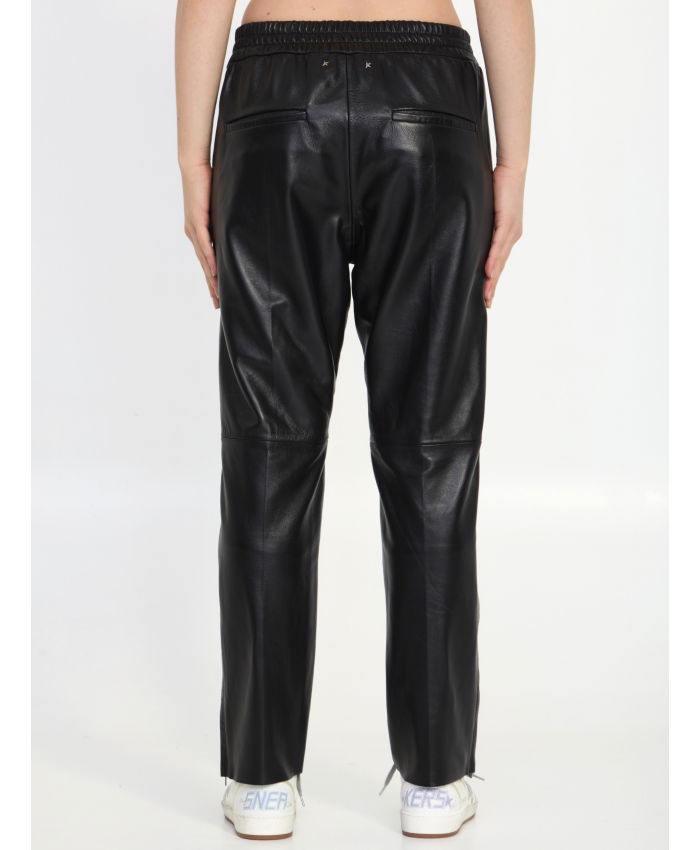 GOLDEN GOOSE - Leather pants