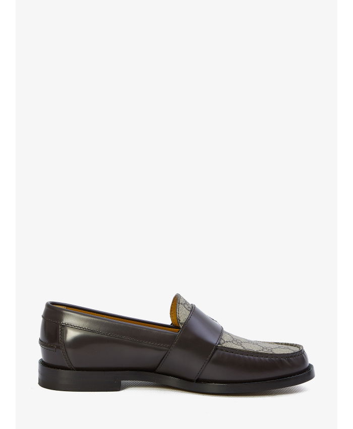 GUCCI - Buckle loafers with GG