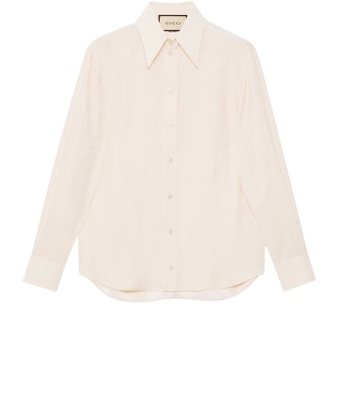 GUCCI - Silk jacquard shirt