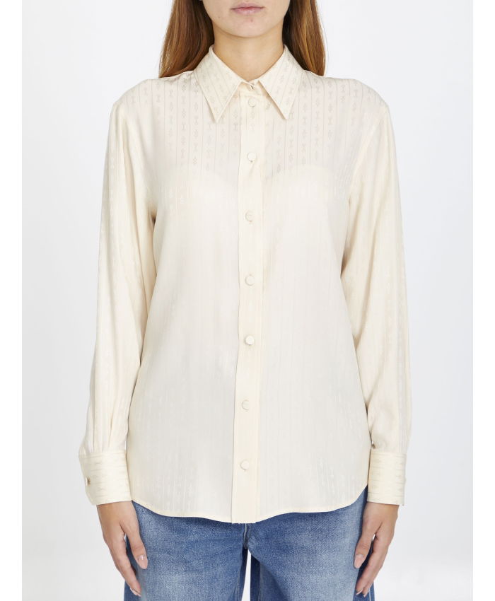 GUCCI - Silk jacquard shirt