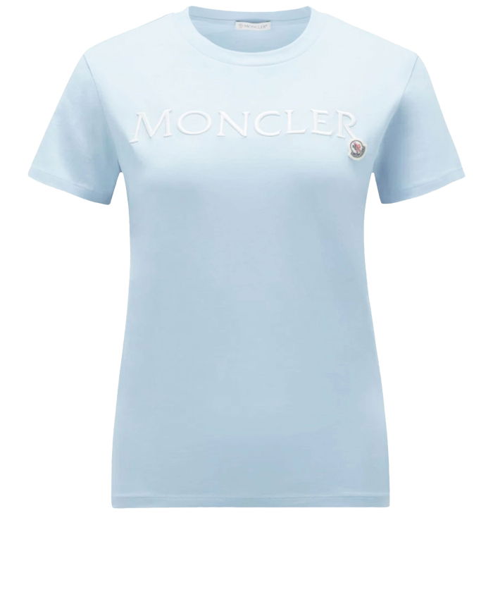 MONCLER Logo t shirt Leam Roma Luxury Shopping Online