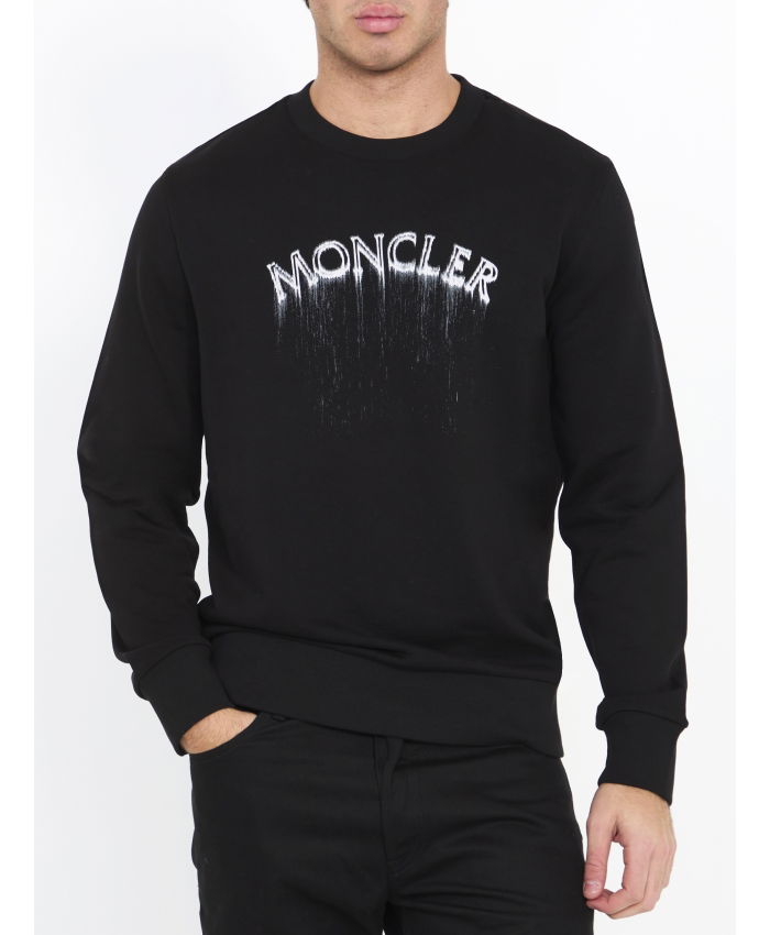 MONCLER - Logo sweatshirt | Leam Roma - Luxury Shopping Online