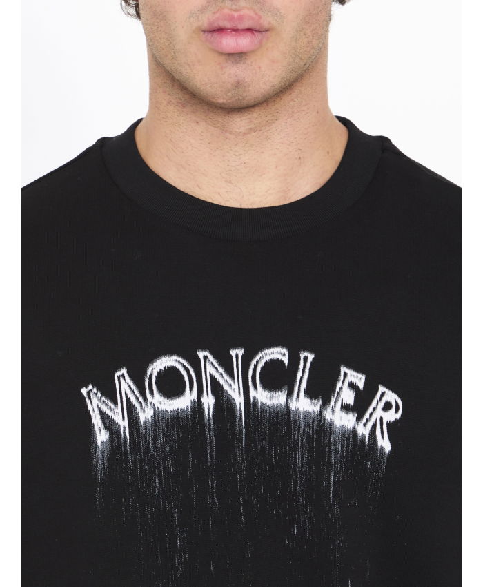 MONCLER - Logo sweatshirt | Leam Roma - Luxury Shopping Online