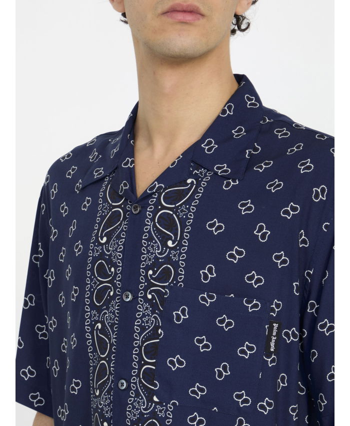 PALM ANGELS - Paisley print shirt