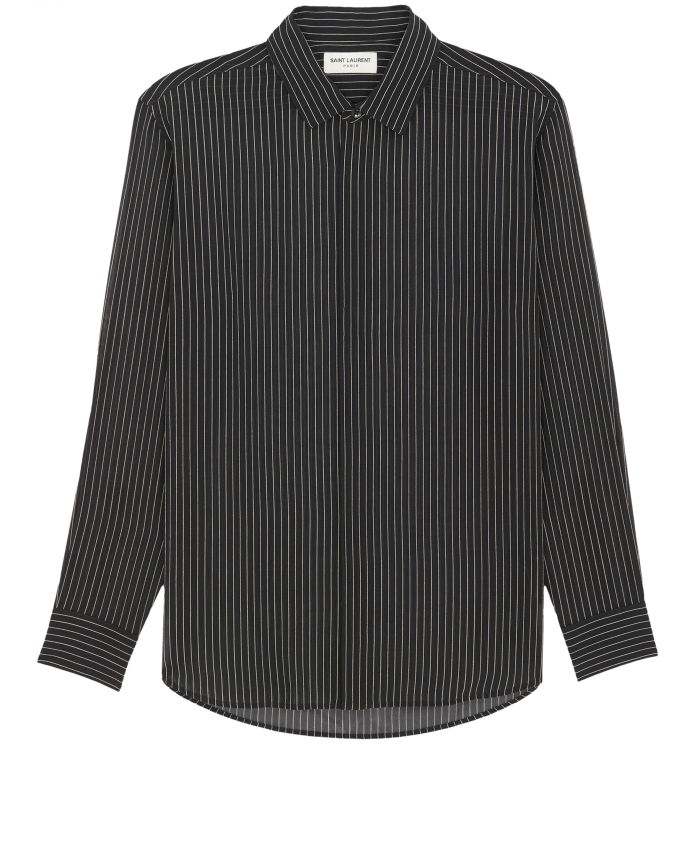 SAINT LAURENT - Silk georgette shirt