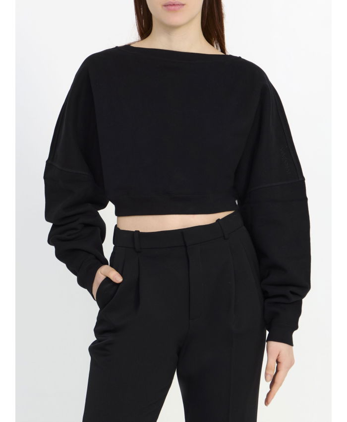 SAINT LAURENT - Saint Laurent cropped sweatshirt