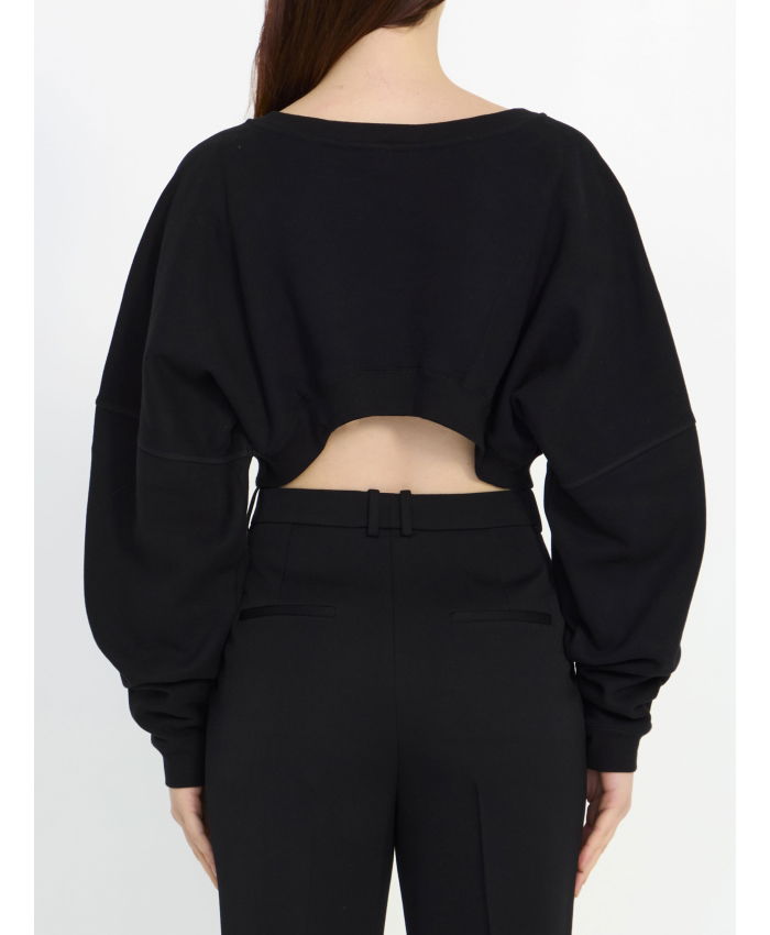 SAINT LAURENT - Saint Laurent cropped sweatshirt