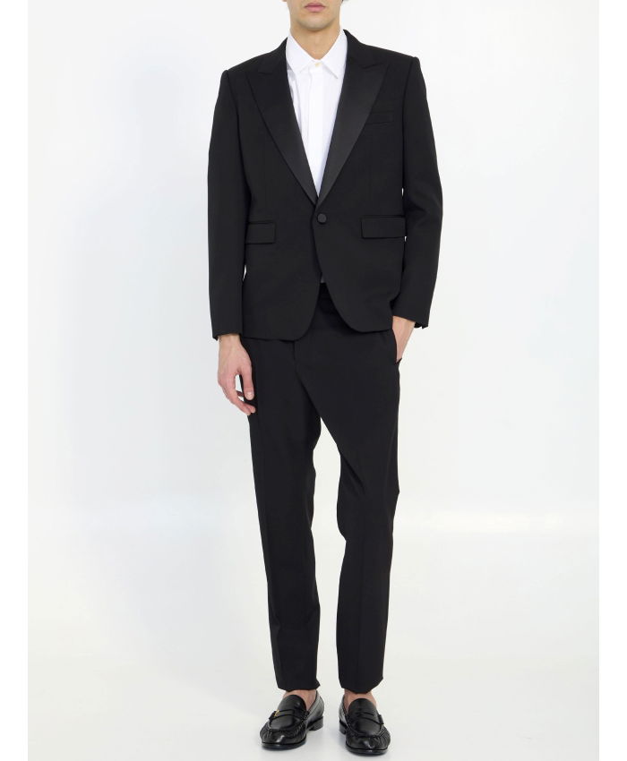 SAINT LAURENT - Tuxedo jacket in grain de poudre