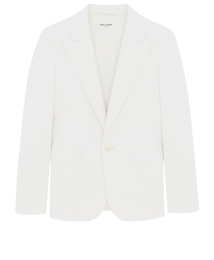 SAINT LAURENT - Wool gabardine jacket