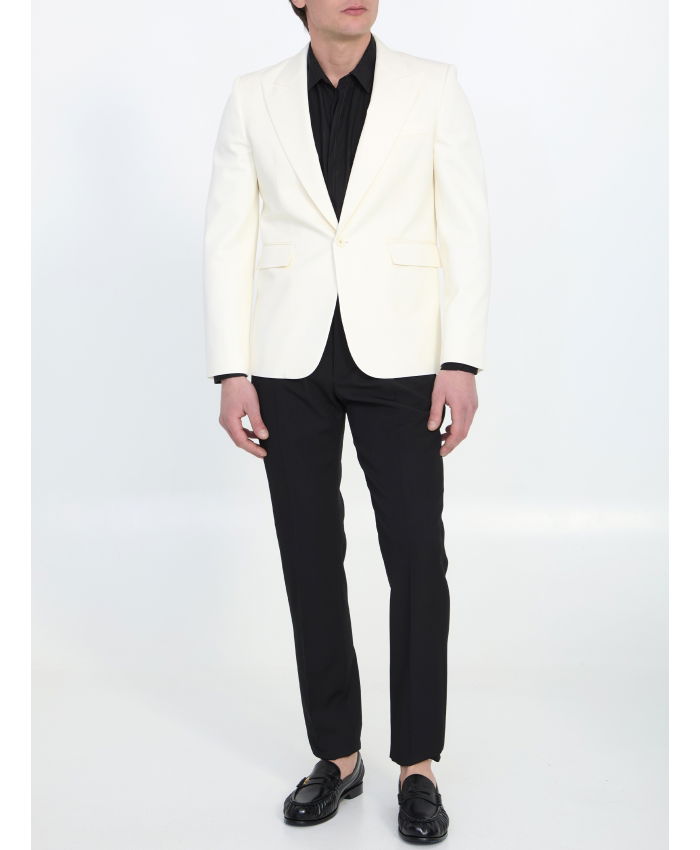 SAINT LAURENT - Wool gabardine jacket