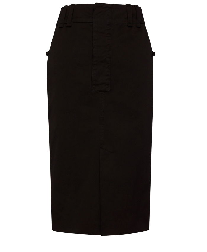 SAINT LAURENT - Cotton pencil skirt