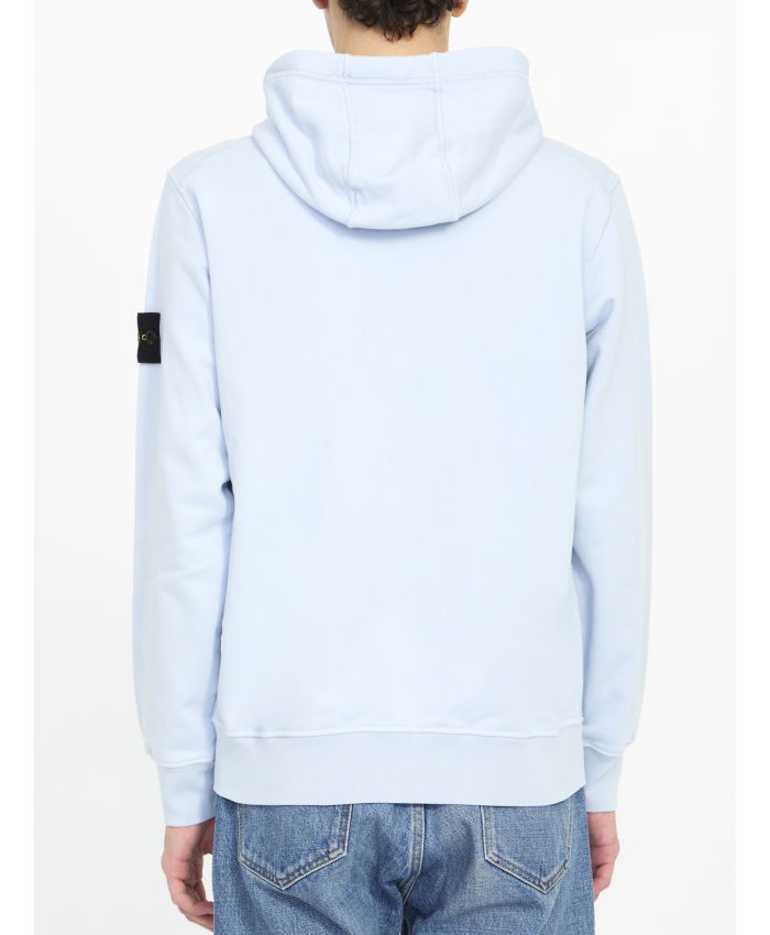 STONE ISLAND Cotton zip hoodie Leam Roma Luxury Shopping Online