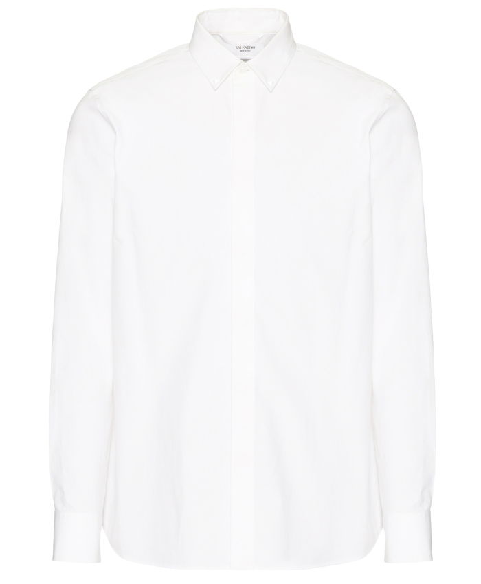 VALENTINO GARAVANI - Shirt with Rockstud Untitled studs