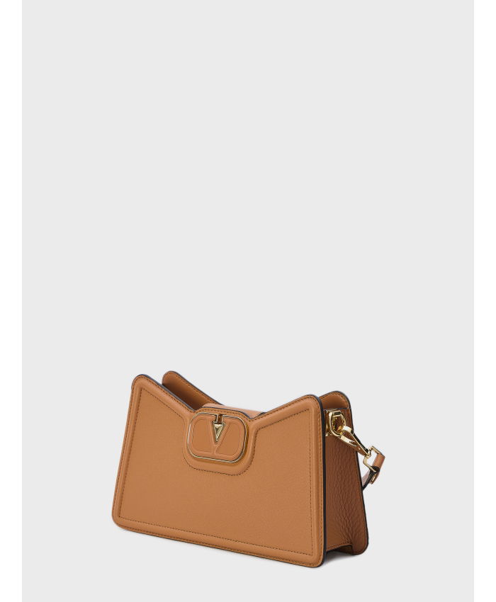 VALENTINO GARAVANI - VLogo Leather shoulder bag