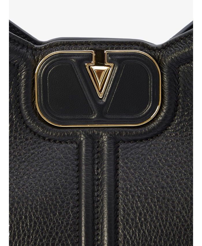 VALENTINO GARAVANI - VLogo Leather Hobo bag