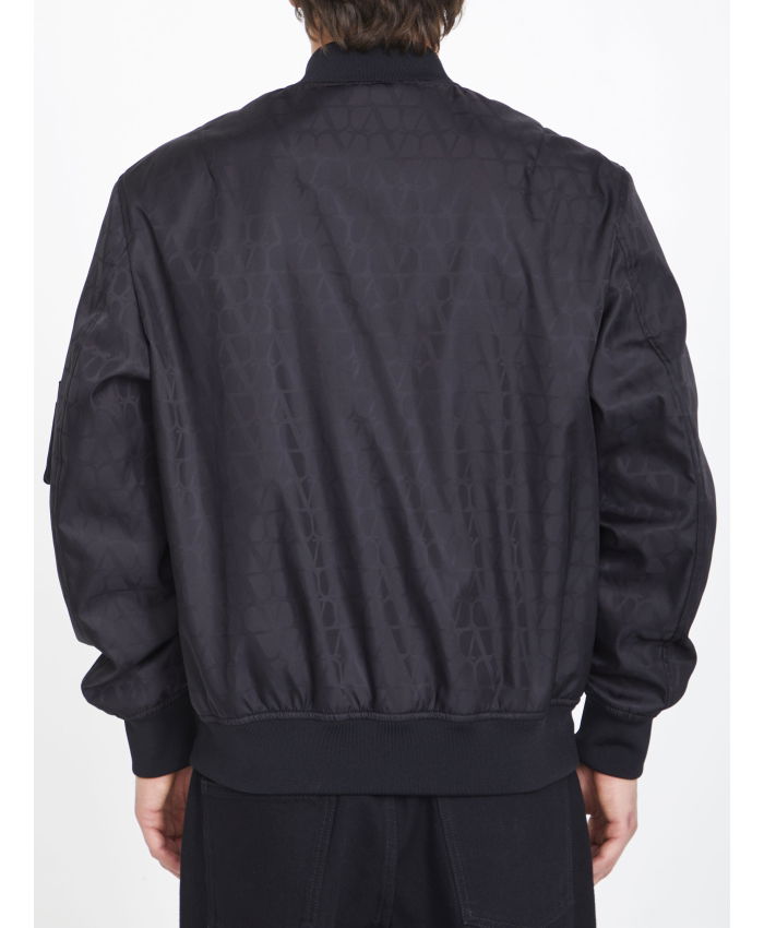 VALENTINO GARAVANI - Toile Iconographe nylon bomber