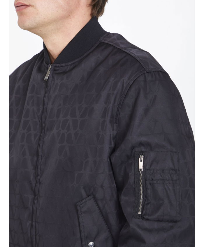 VALENTINO GARAVANI - Toile Iconographe nylon bomber