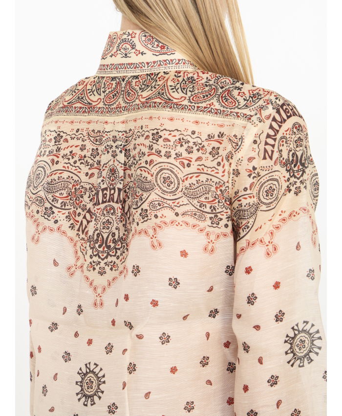 ZIMMERMANN - Matchmaker Tie Neck blouse