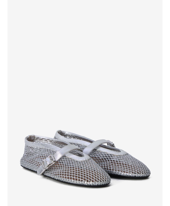 ALAIA - Fishnet ballerinas