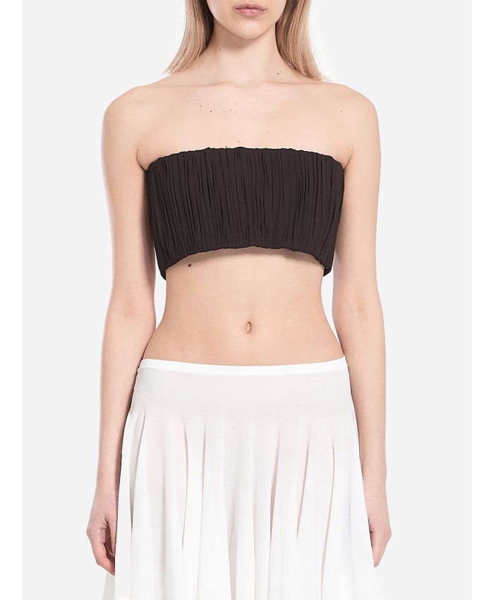 ALAIA - Pleated bralette