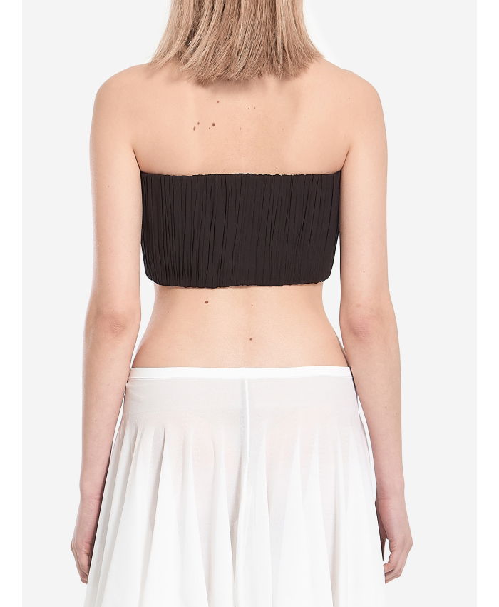 ALAIA - Pleated bralette