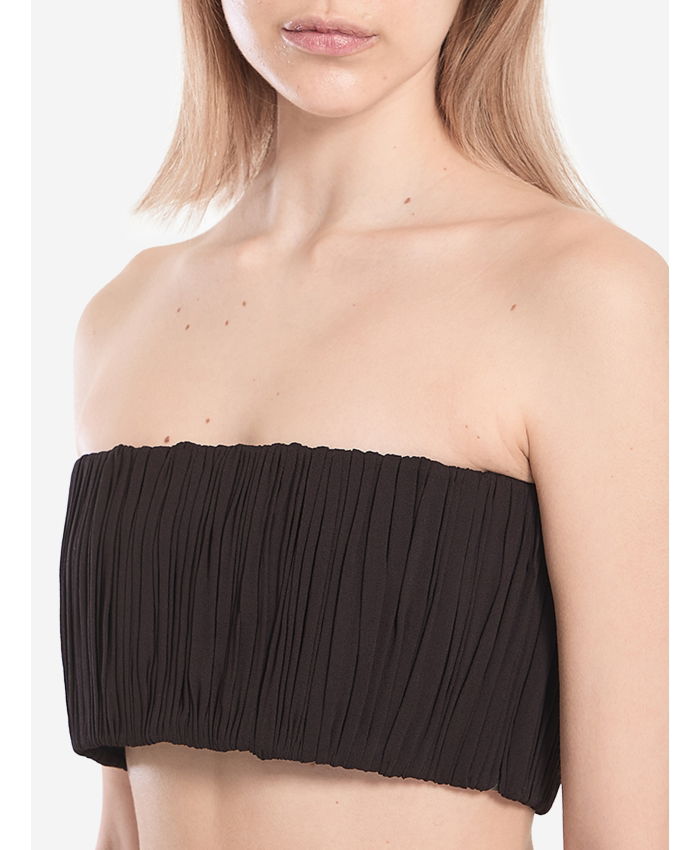 ALAIA - Pleated bralette