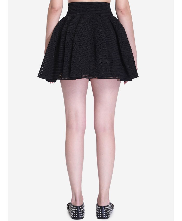 ALAIA - Black Knit Mini Skirt