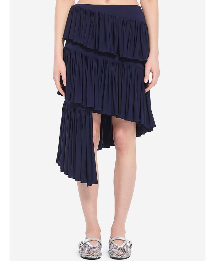 ALAIA - Asymmetric spiral skirt