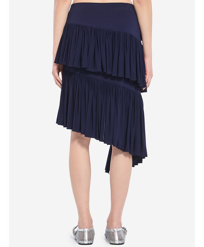 ALAIA - Asymmetric spiral skirt